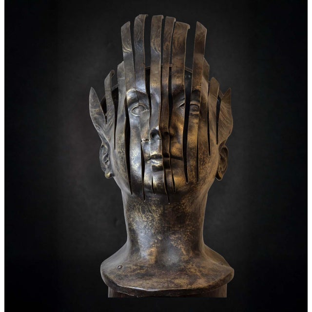 René Hetzel, Bust, 1960s, Bronze For Sale - Image 3 of 11