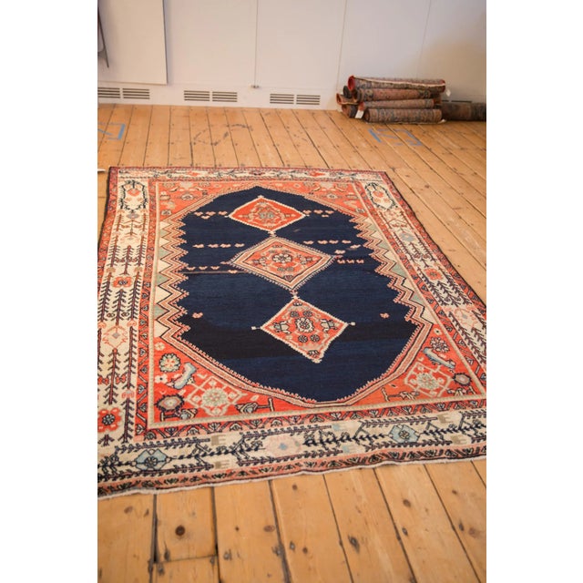 1940s Vintage Malayer Carpet - 5'5" x 7'5" For Sale - Image 5 of 15