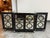 Contemporary Worlds Away Ava Black Lacquer Mirror Buffet, Set of Three For Sale - Image 3 of 12