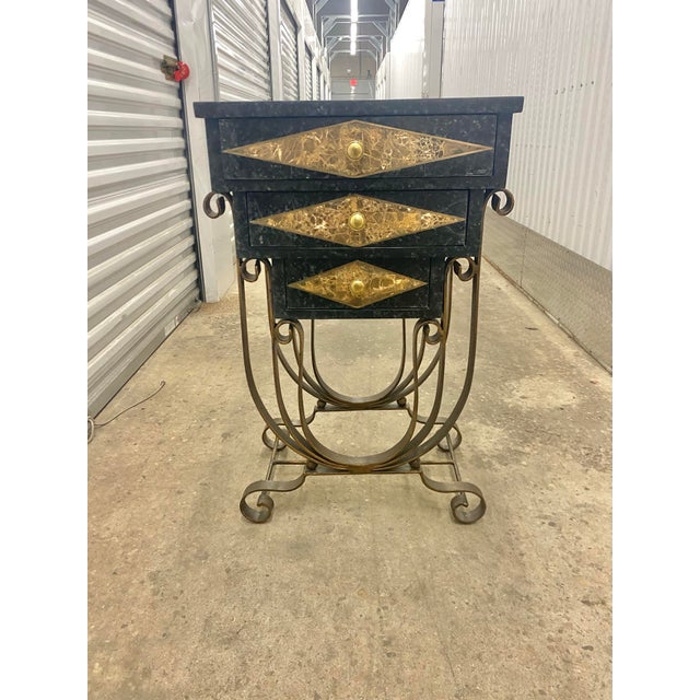 1980s Art-Deco Small Credenza . For Sale In Miami - Image 6 of 12