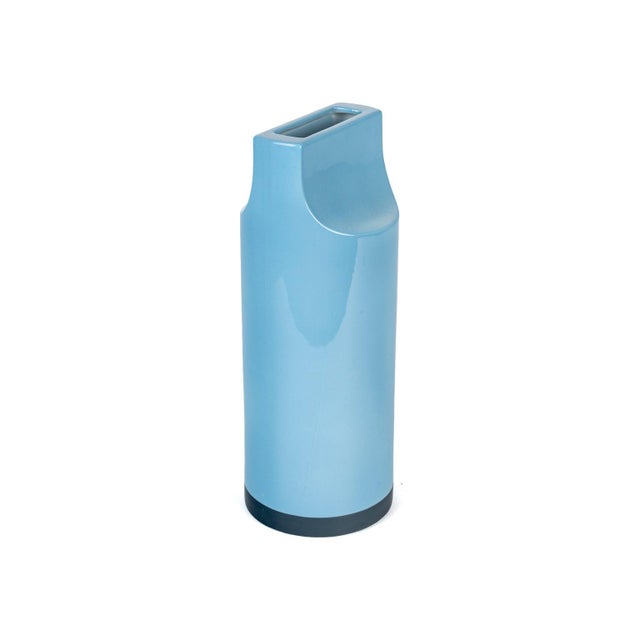 Ceramic Whistle Vases attributed to Ettore Sottsass for Habitat, 2000, Set of 2 For Sale - Image 7 of 16