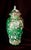 1960s Green Speckled Ginger Jar For Sale - Image 9 of 10