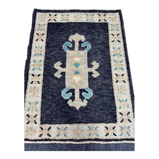 Turkish Oushak Rug 2'4" x 3'1" For Sale