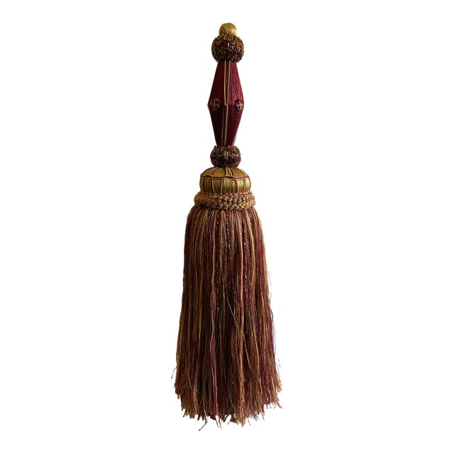 Large Decorative Tassel on a Stand For Sale