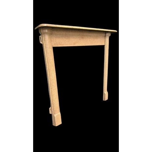 Edwardian Enamelled Cast Iron Mantel for Wood Burning Stove For Sale - Image 3 of 18