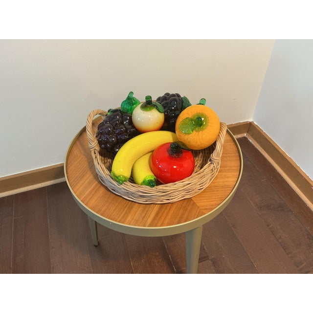Vintage Italian Murano Style Hand Blown Glass Fruit For Sale - Image 12 of 16