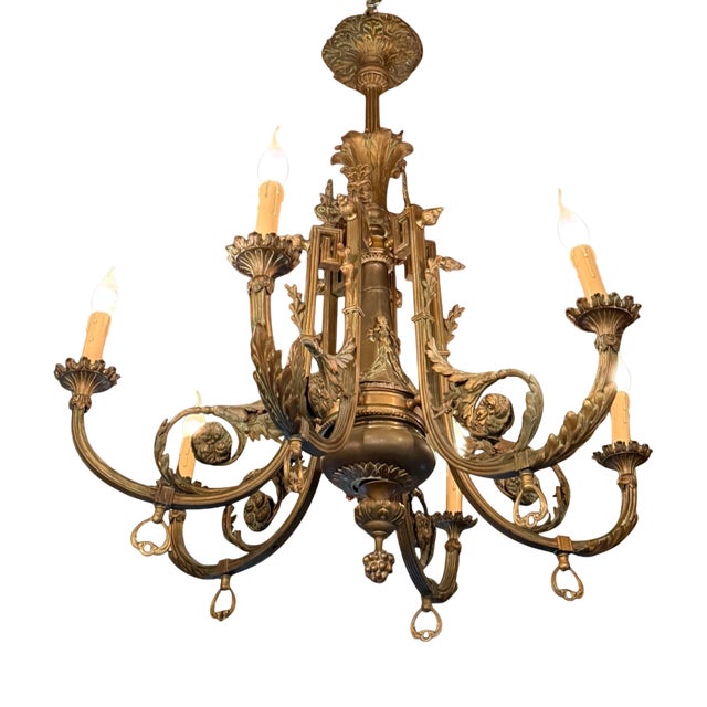 Antique French Chandelier, 1870 For Sale