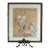 Beautiful Framed East Asian Botanical and Bird Painting For Sale