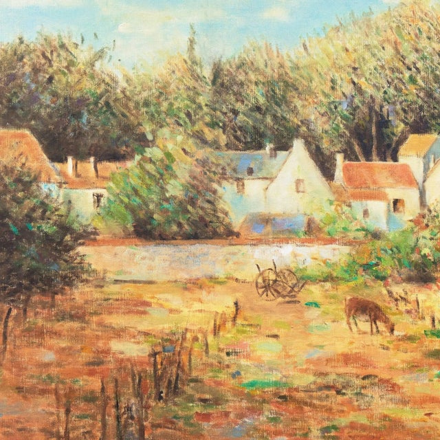 1960s 'Village in Provence' by David Harris, Oakmont Art Association For Sale - Image 5 of 7