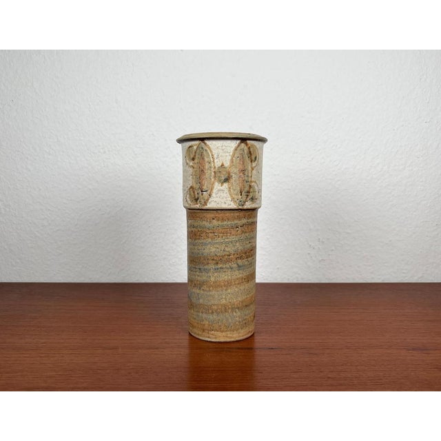 Mid-Century Danish Studio Pottery Vase in Stoneware by Svend Aage Jensen for Søholm, 1960s For Sale - Image 10 of 15