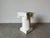 Vintage Neoclassical - Style Column Plaster Pedestal / Side Table Base For Sale - Image 10 of 13
