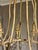 Metal Myran Allan Luxury Lighting Italian Sand and Gold Leaf Finished Iron Chandelier For Sale - Image 7 of 7