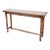Late 20th Century Custom Bench-Made Bausman Console Table With Mitered Plank Top For Sale