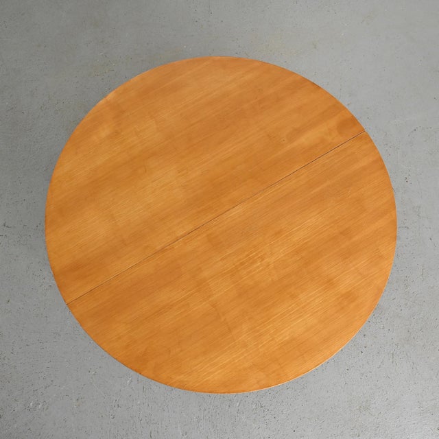 Wood Model 302 Table in Ash by Alain Richard, 1954 For Sale - Image 7 of 11