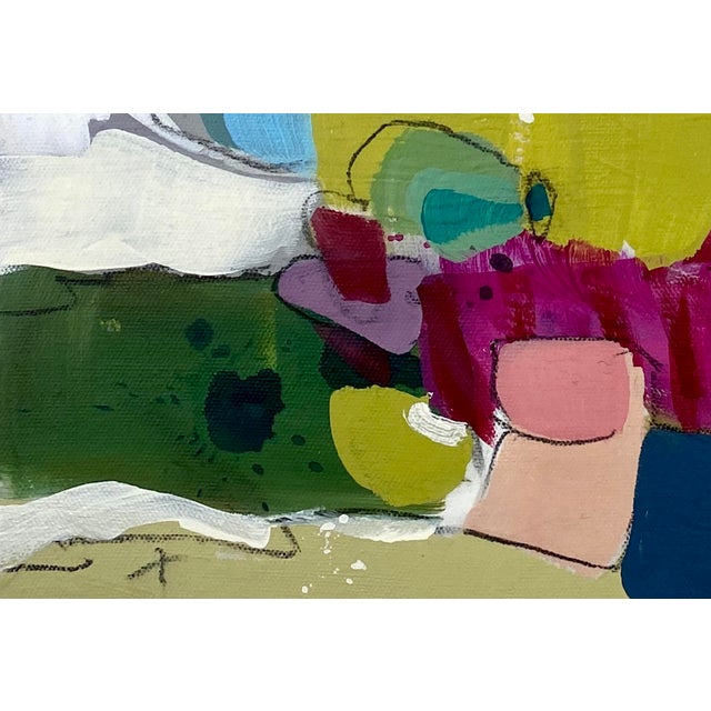 Original When Company Comes Mixed Media Painting By Gina Cochran
