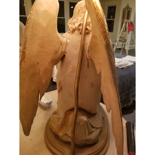 Antique Angel Lamps - a Pair For Sale - Image 12 of 17