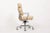 Early 21st Century Tan Eames Herman Miller Tall Leather Office Chair Aluminum Group For Sale - Image 5 of 13