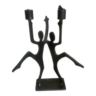 Postmodern Figural Candleholder For Sale