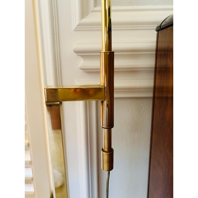 1960s 1960s Adjustable Brass and Chrome Telescoping Floor Lamp, Attributed to Laurel For Sale - Image 5 of 15