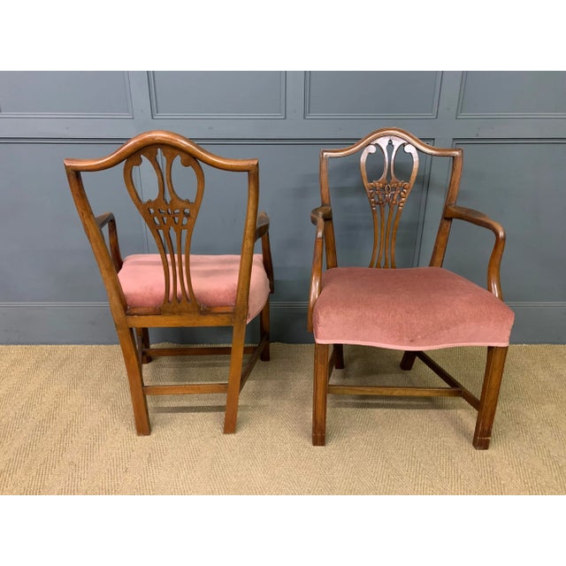 Set of Georgian Mahogany Armchairs, 1790 For Sale - Image 6 of 10