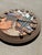 Rustic Vintage Southwest Stoneware Desert Cactus Outdoor Thermometer Artist Signed For Sale - Image 3 of 5