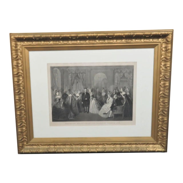 "Franklin's Reception at the Court of France “ Lithograph For Sale
