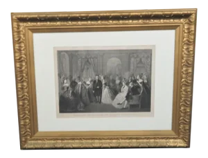 "Franklin's Reception at the Court of France “ Lithograph