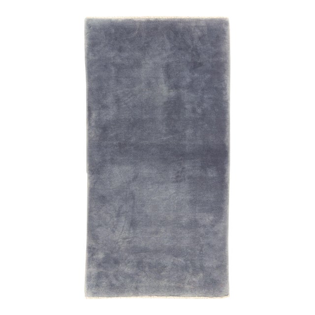 Galerie Shabab Collection Mid-20th Century Chinese Art Deco Throw Rug For Sale