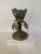 Victorian Vintage Art Nouveau Style Grapevine Cast Metal Sculptural Jardinere 8” Tall X 5” Diameter For Sale - Image 3 of 11