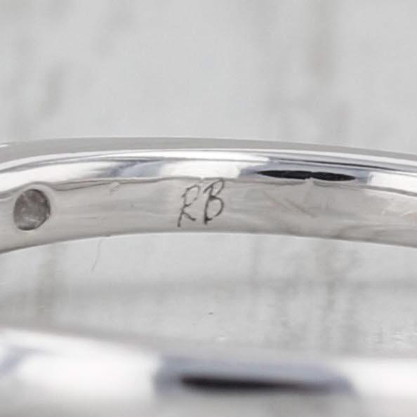 0.32ctw Diamond Wedding Band 14k White Gold Size 7.5 Stackable Anniversary Ring For Sale - Image 4 of 9
