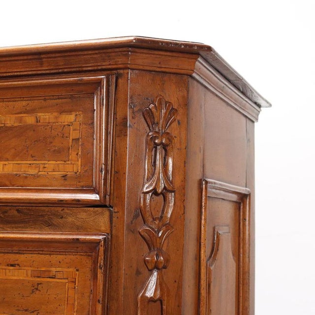 Antique Baroque Chest of Drawers in Walnut For Sale - Image 3 of 12