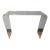 Monolithic Lucite Waterfall Console Table, American, Circa 1970s For Sale