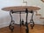 Vintage 54" Round Carrara Marble & Iron Center Table For Sale - Image 4 of 11