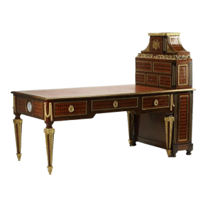 Antique Late 1900's, Louis XVI Style, Ormolu, Bureau Plat, Writing Desk, Cartonnier!!