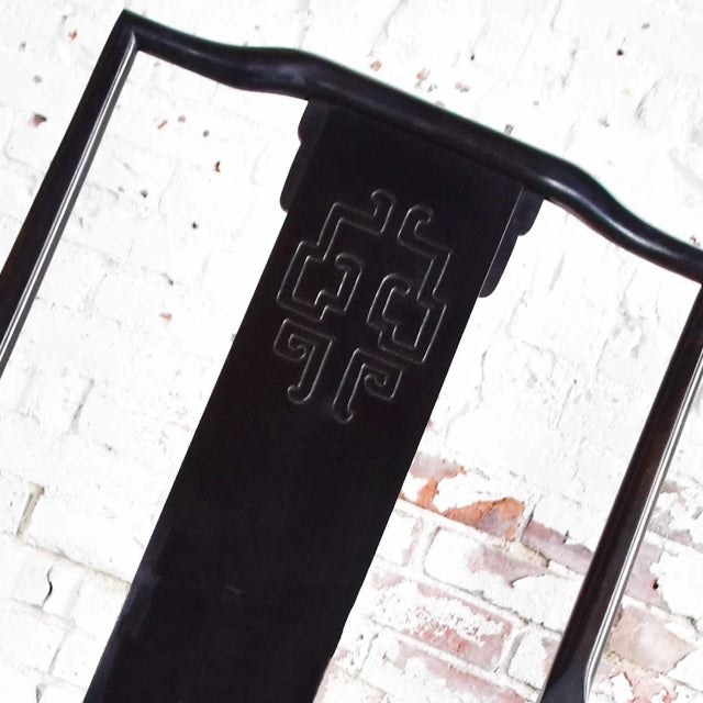 Late 20th Century Late 20th Century Chin Hua Dining Chairs 4 Side & 2 Armchairs by Raymond K. Sobota for Century Furniture - Set of 6 For Sale - Image 5 of 12