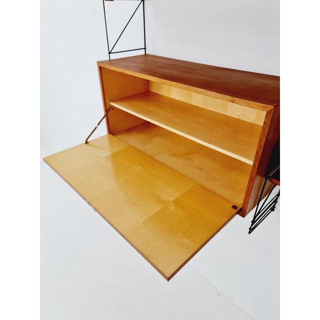 German Teak Shelf System from Erbus, West Germany, 1950s For Sale - Image 5 of 11