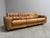 Remarks: Mid century lounge sofa by De Sede. Design by Robert Haussmann, Switzerland 1970s. Wooden frame with cognac...