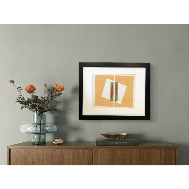 Barbara Beck Painter Printmaker This bold woodcut print is a wonderful example of mid century modern print work. Beck’s...