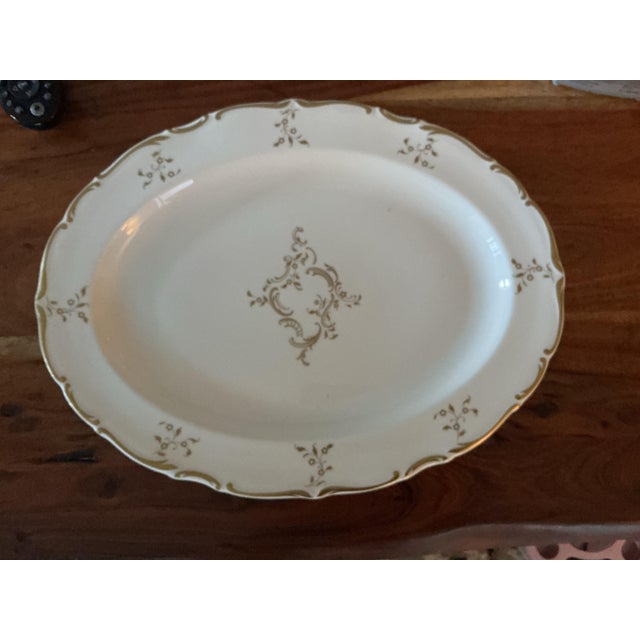 White Royal Doulton’s Monteigne 16” Serving Platter For Sale - Image 8 of 10