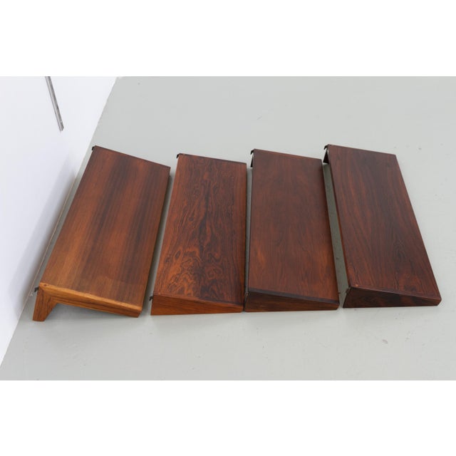 Vintage Danish Rosewood Wall Unit by Kai Kristiansen for FM, 1960s For Sale - Image 17 of 18