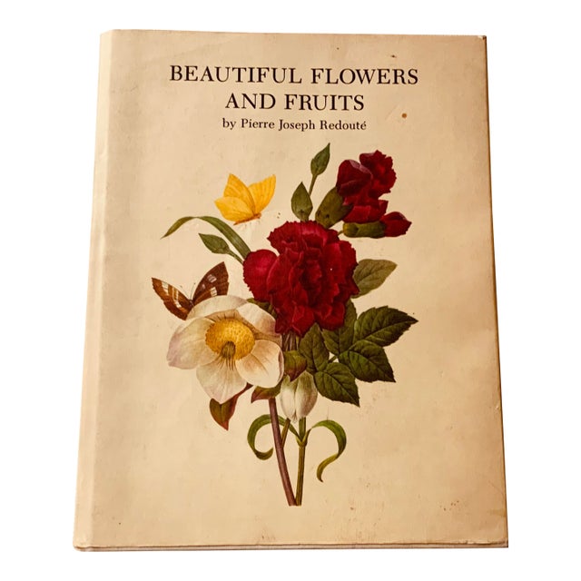 Redouté "Beautiful Flowers and Fruits" | Large Format Botanical Book For Sale