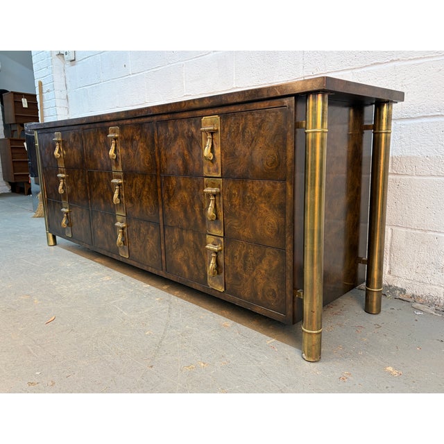 Mastercraft Bernhard Rohne for Mastercraft Mid 20th Century Lowboy Dresser For Sale - Image 4 of 15