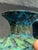 Mid-Century Modern Ewer Jug Sgraffito Lava Glaze Blue Green Red Itay Bitossi Aldo Londi Raymor For Sale - Image 3 of 8