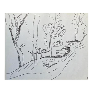 Frank Wallace Modern Landscape Drawing