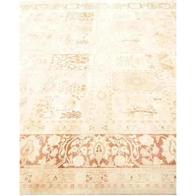 Mogul Collection Hand-Knotted Area Rug - Ivory 8' 4" x 10' 4" For Sale - Image 4 of 9