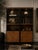 Striking pair of vintage Century Furniture illuminated display cabinets, purchased in 1975 in Allentown, Pennsylvania....