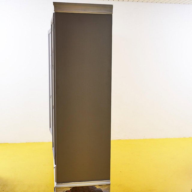 Vintage Wardrobe in Wood, 1970s For Sale - Image 4 of 6