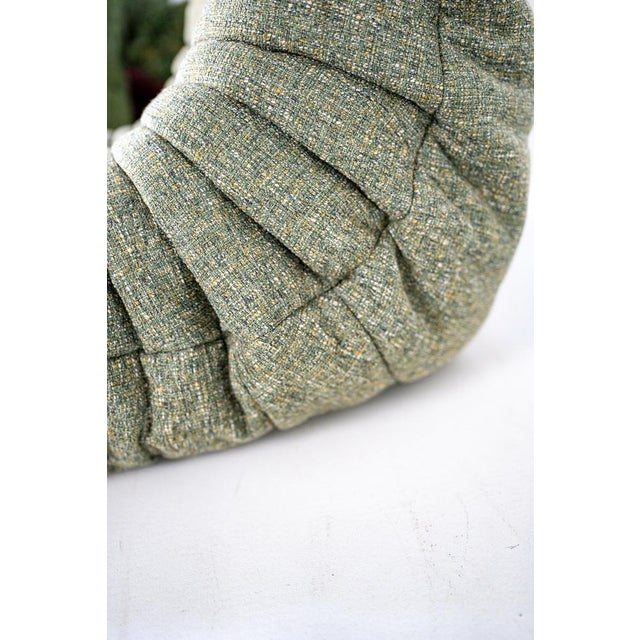 Togo Lounge Chair and Khaki Tweed Fabric by Michel Ducaroy for Ligne Roset, 1973, Set of 2 For Sale - Image 17 of 18