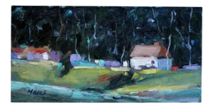Impressionist Style Cambria Shoreline Original Oil Landscape