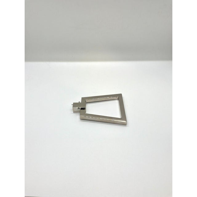 Baker Modern Pull Polished Nickel. Modern Style.